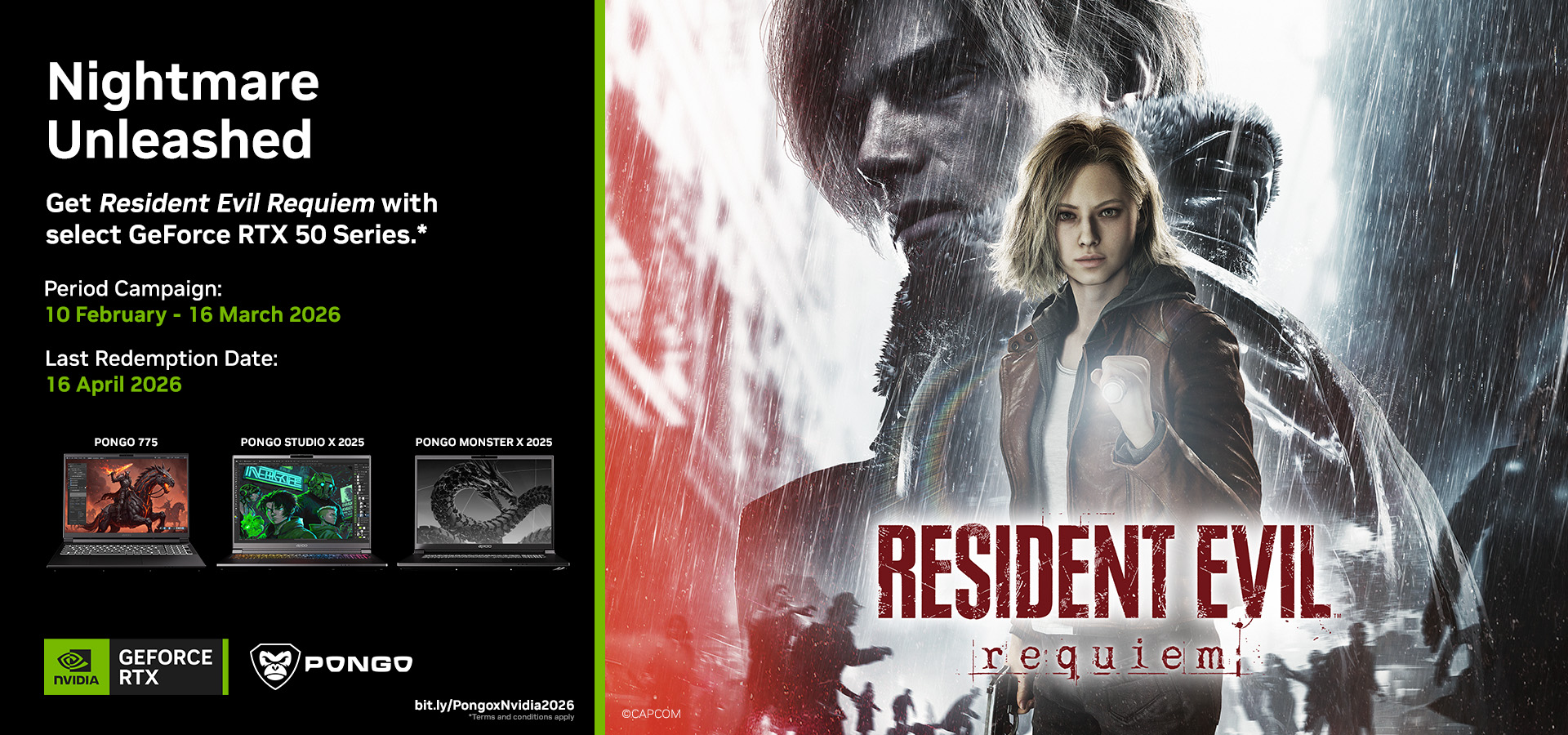beli laptop axioo pongo gratis resident evil requiem