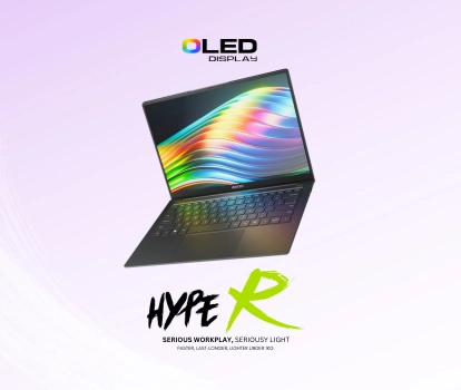 laptop layar oled